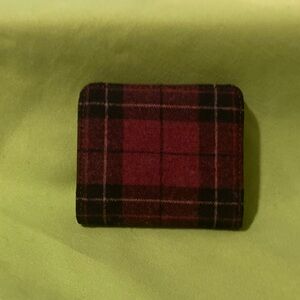 Pendleton Red and Black Plaid Wallet